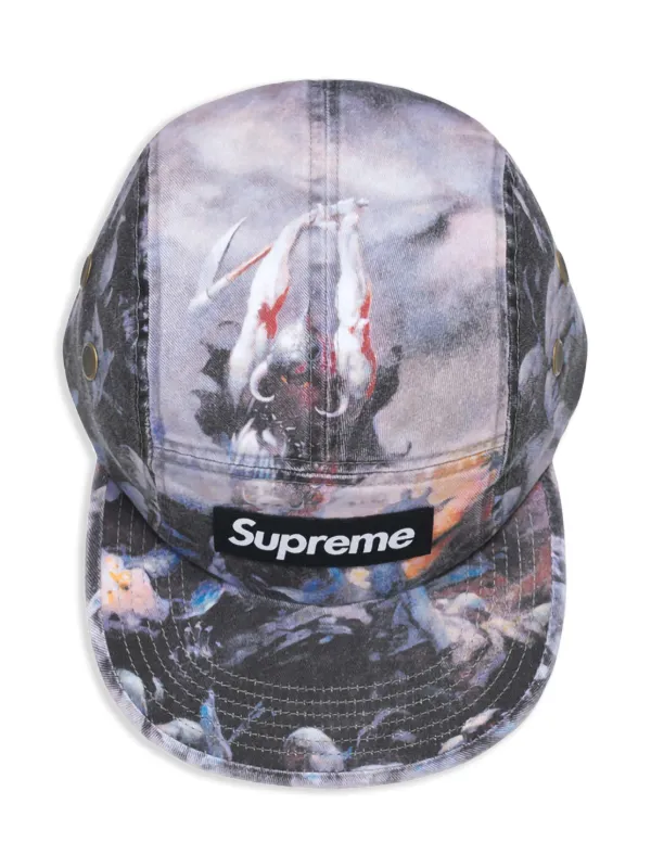 Supreme Frazetta Baseball Cap | Grey | FARFETCH