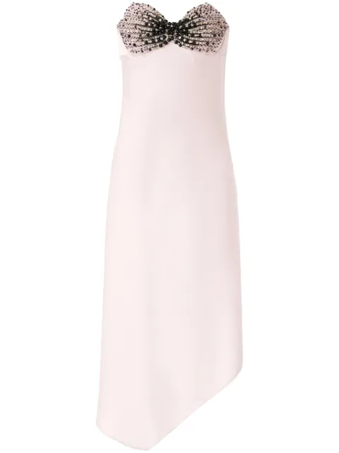 Genny strapless midi dress