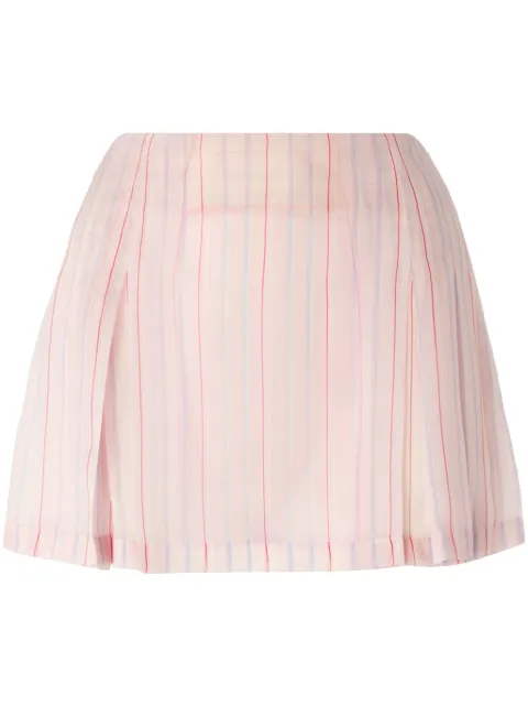 Genny sheer mini skirt