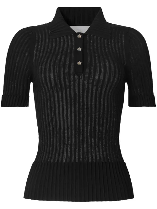 Polo à design nervuré - Genny - Modalova