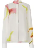 Genny floral blouse - White