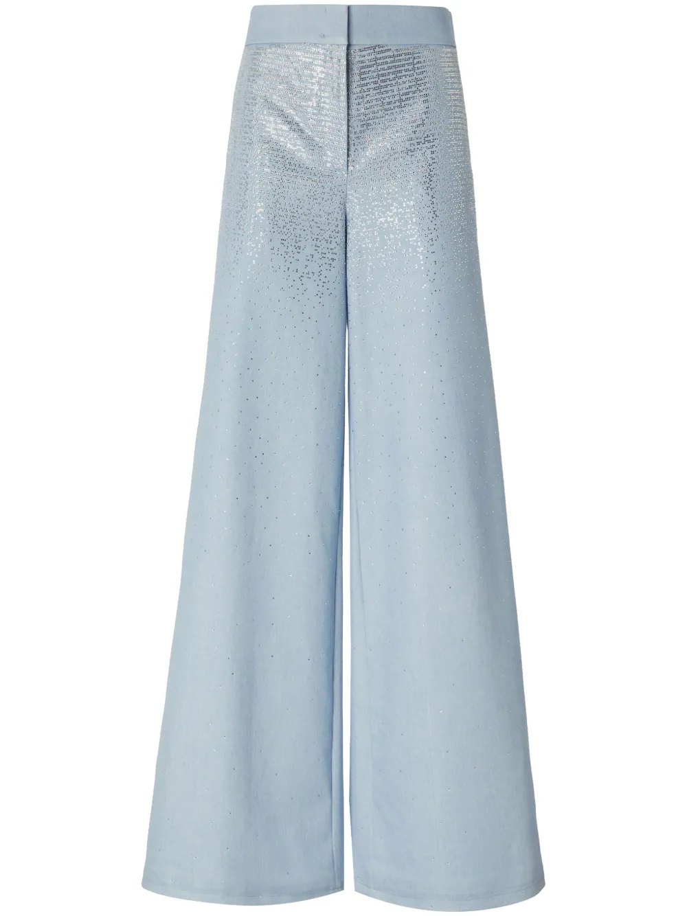 GENNY RHINESTONE-EMBELLISHMENT FLARED JEANS 