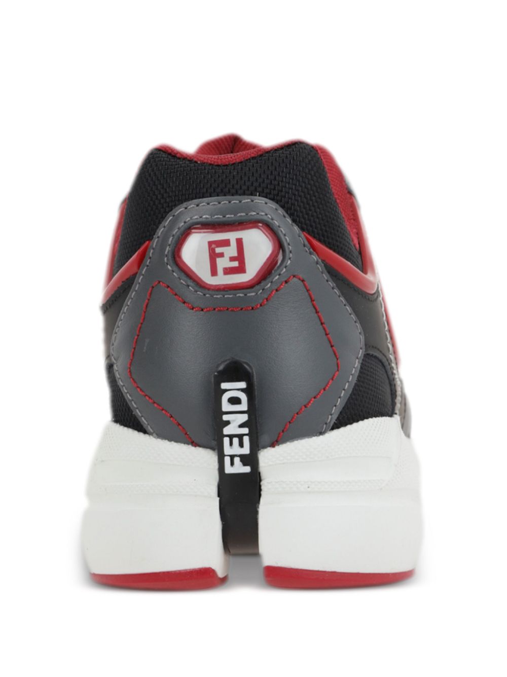 FENDI leather sneakers Black