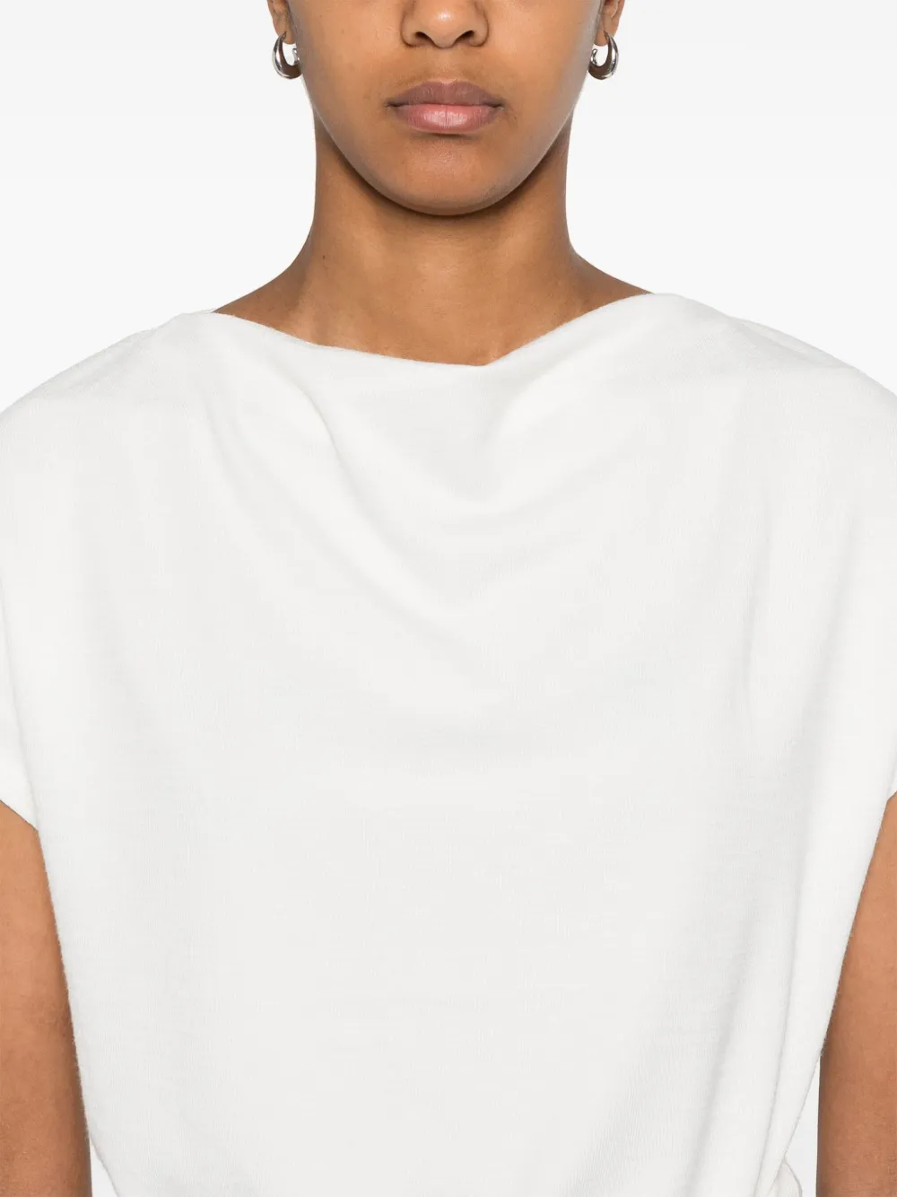 Vince Gebreide top Wit
