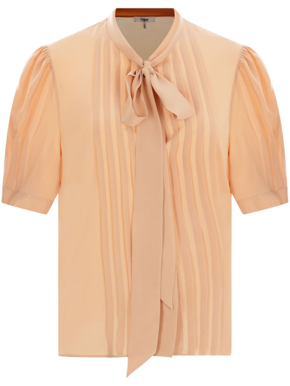 Chloé lavallière crêpe-de-chine blouse