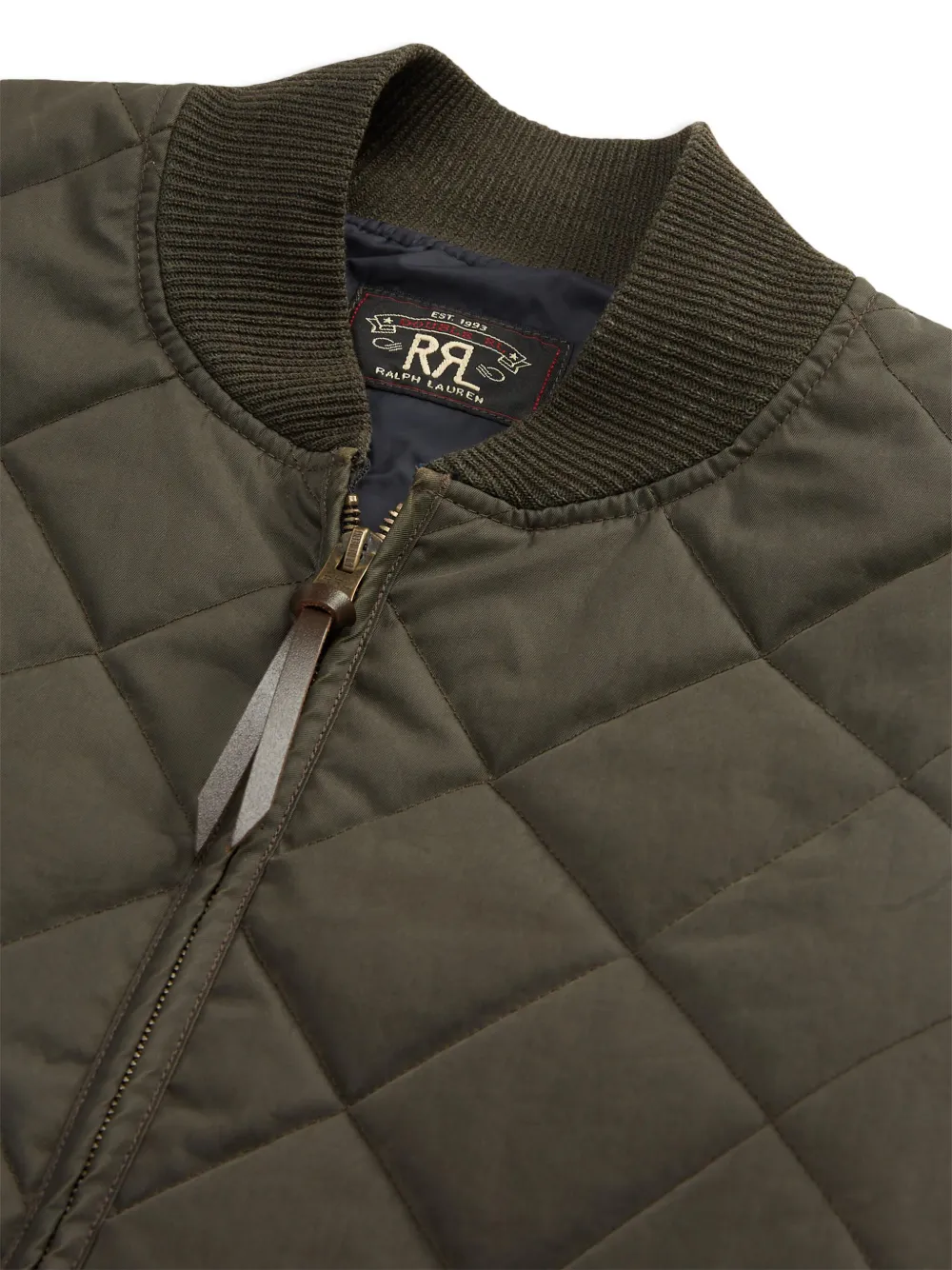 Ralph Lauren RRL Gewatteerd bomberjack Zwart