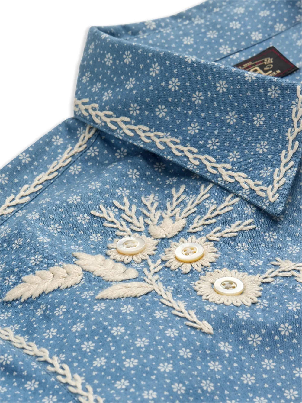 Ralph Lauren RRL Blouse met borduurwerk - Blauw