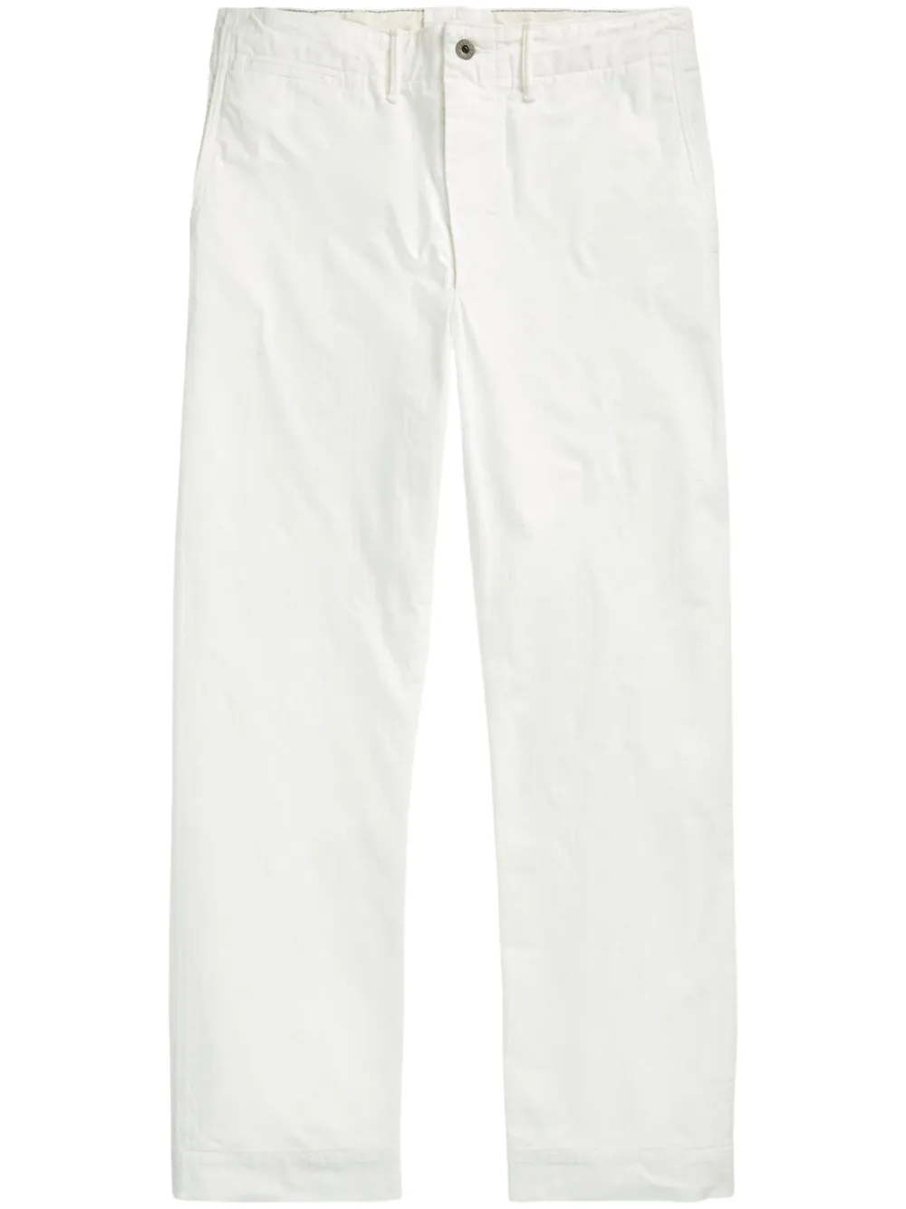 Ralph Lauren RRL Twill broek met visgraatpatroon Wit