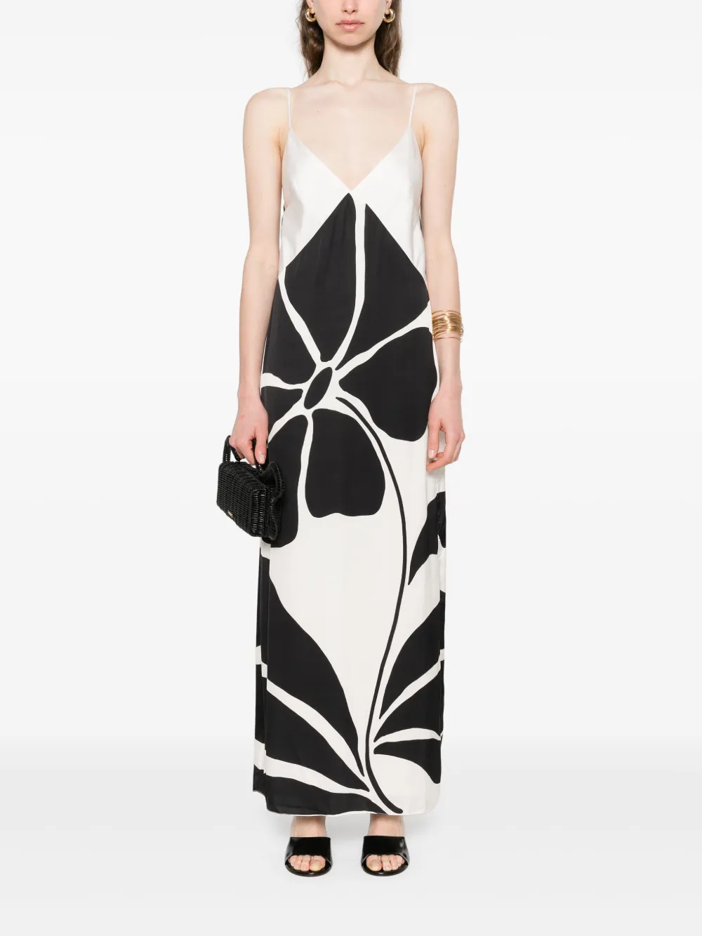 Cala de la Cruz Gil maxi dress - Wit
