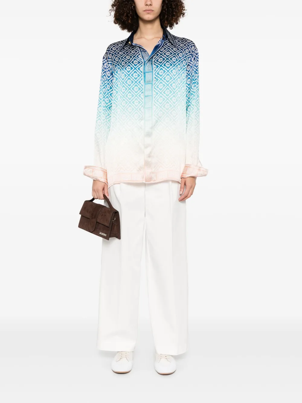 Casablanca グラデーション シャツ | ブルー | FARFETCH JP