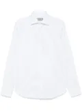 Canali checked shirt - White