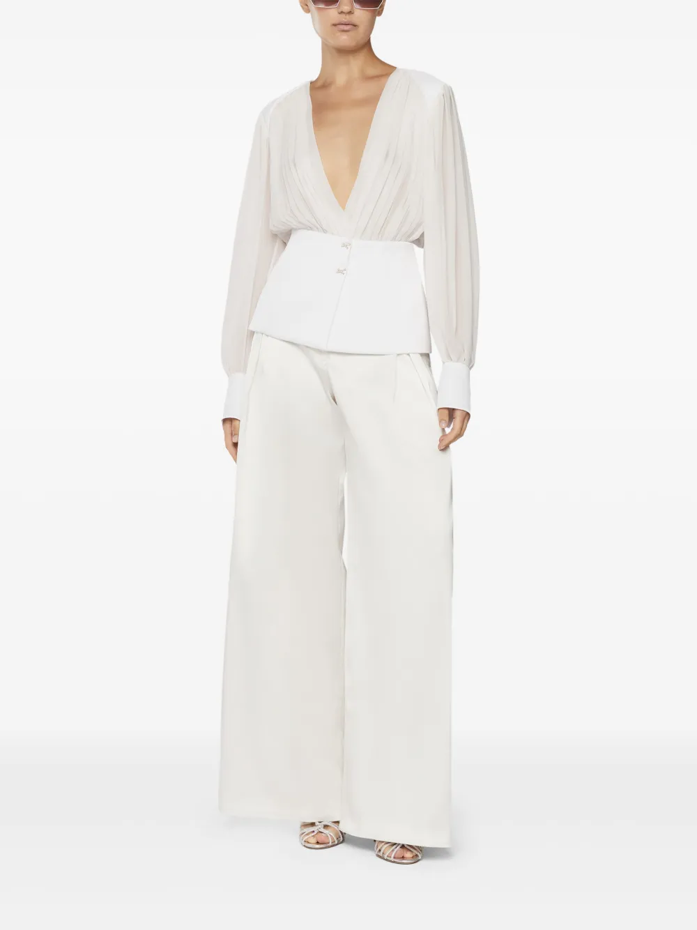 GENNY PANELLED BLOUSE