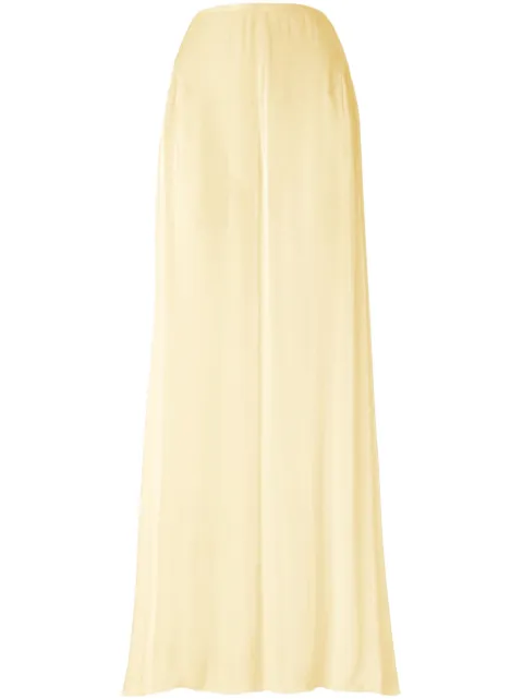 Genny pantalones palazzo con paneles traslúcidos