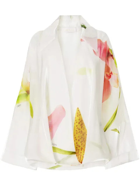 Genny floral-print blouse
