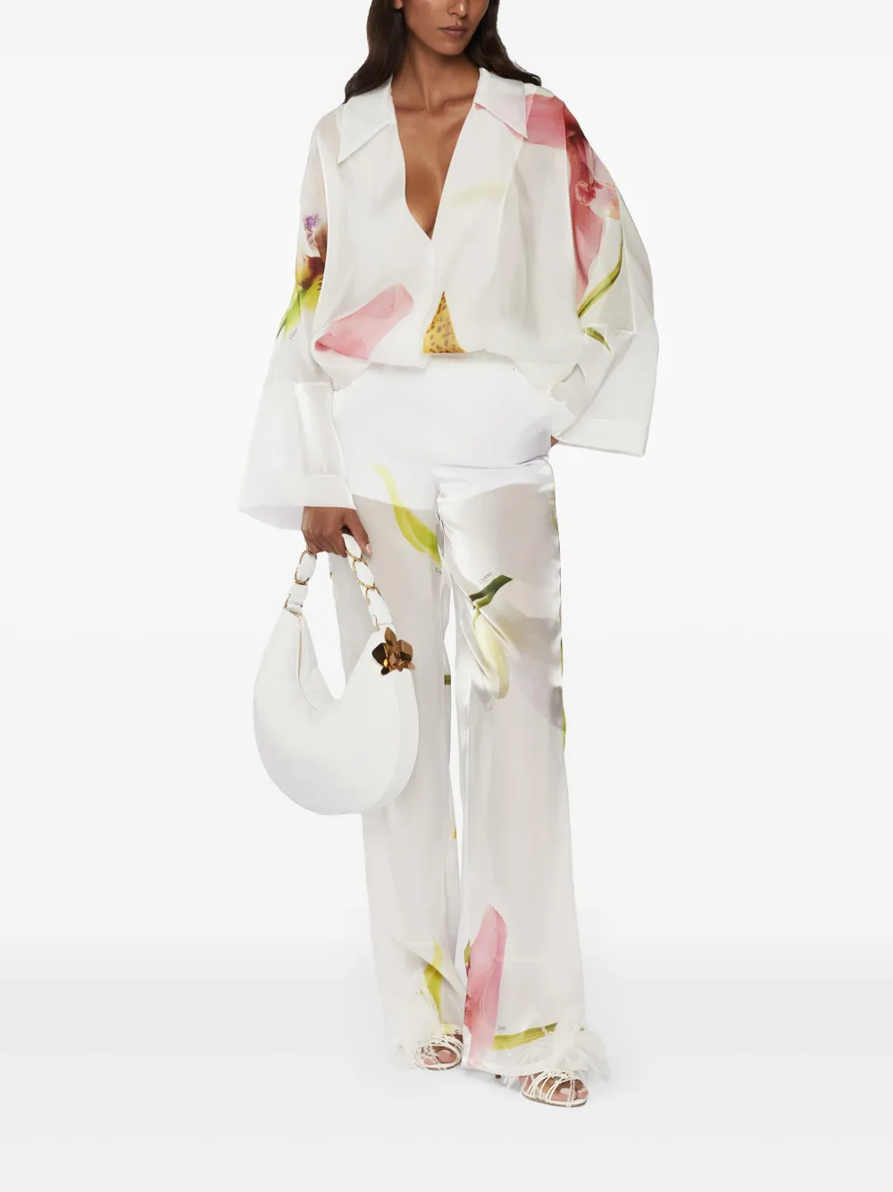 GENNY FLORAL-PRINT BLOUSE 