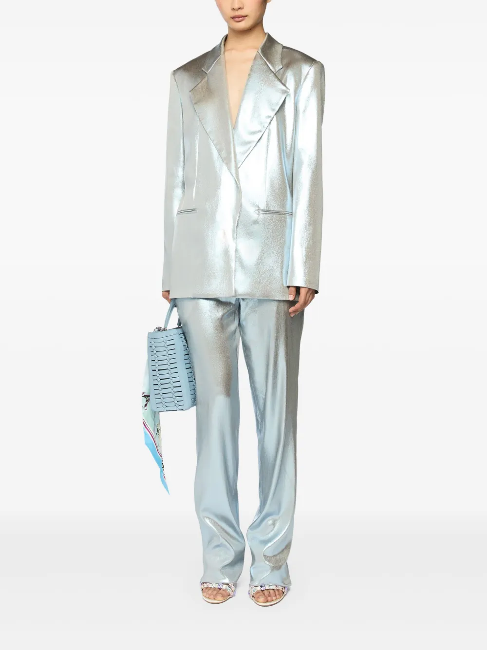 GENNY METALLIC TROUSERS