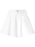 Genny high-waisted shorts - White