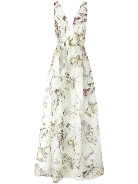 Genny vestido largo con estampado floral