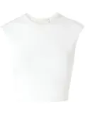 Genny cropped top - White