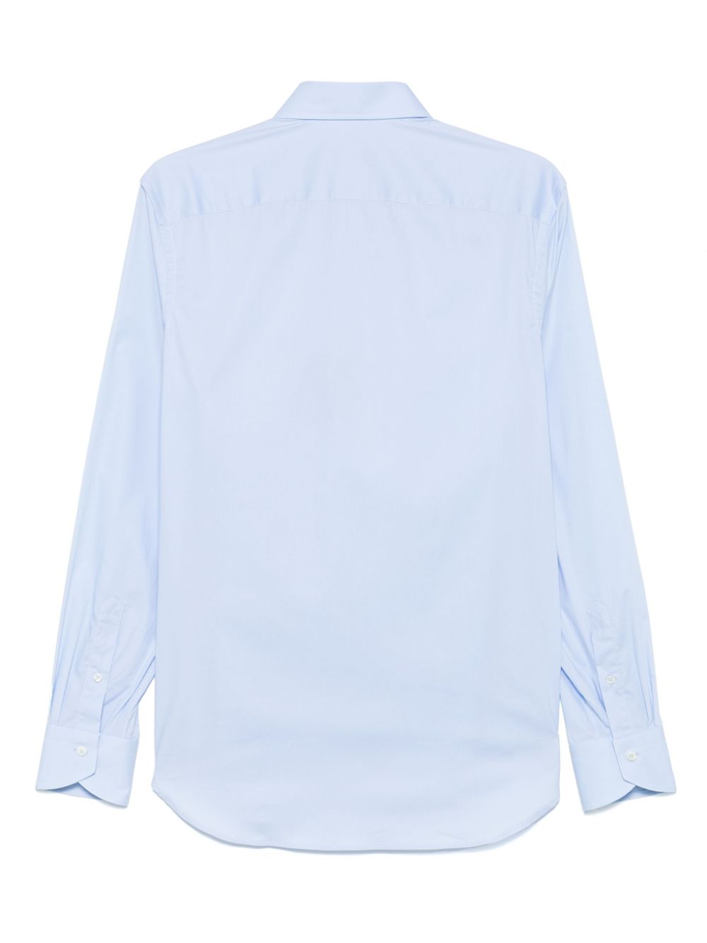 Canali Popeline overhemd - Blauw