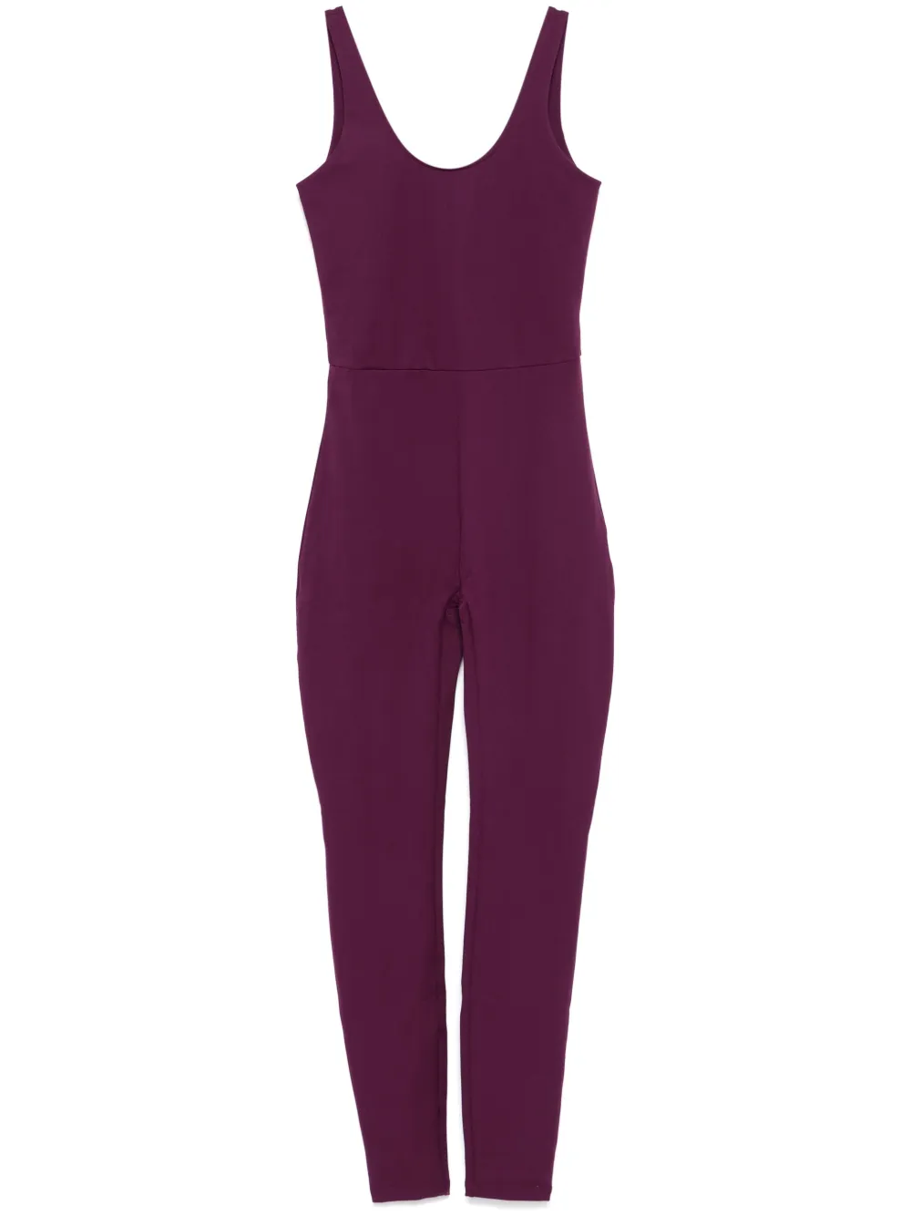 scoop-back jumpsuit