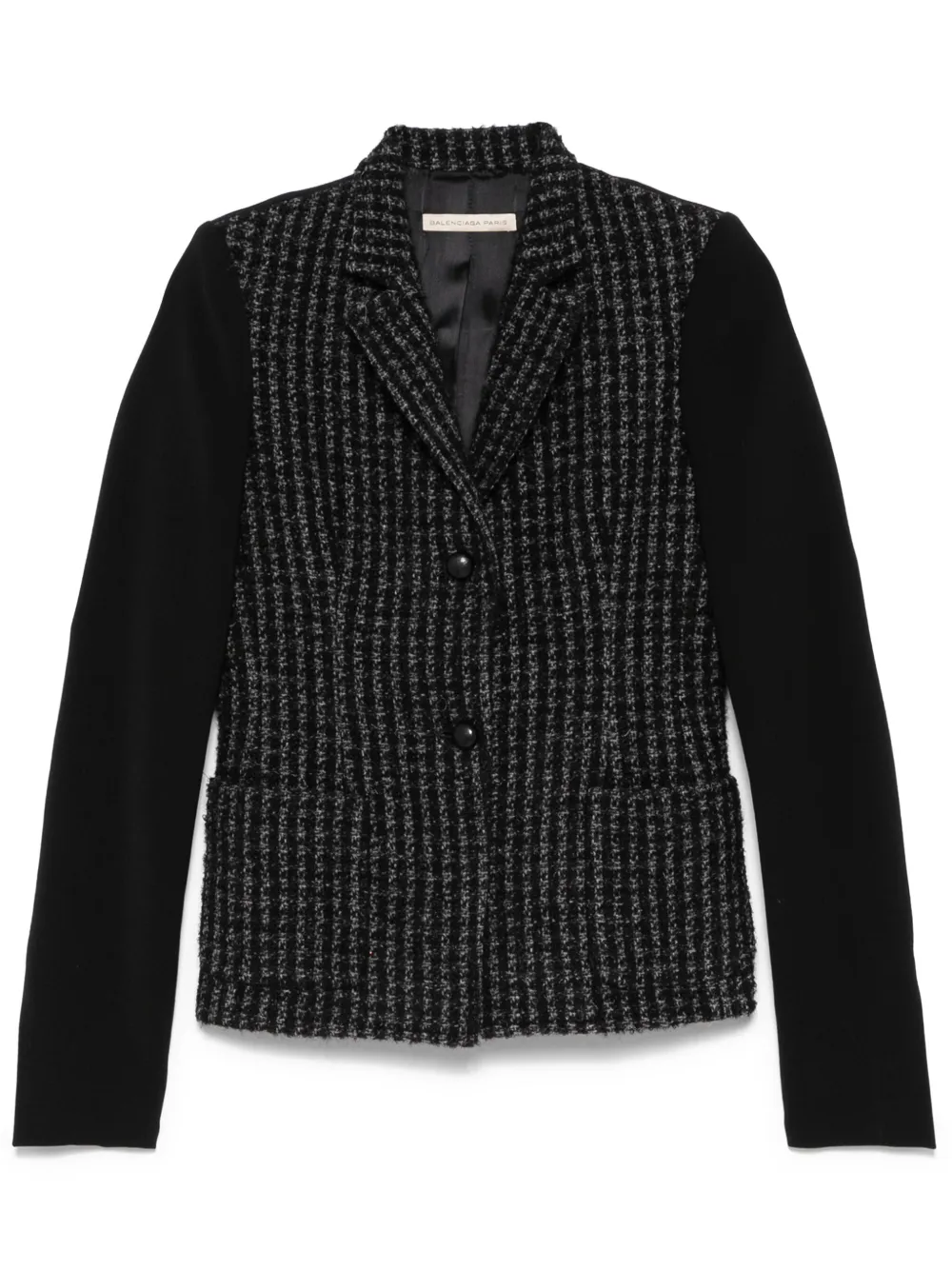 2010s contrast-panel blazer