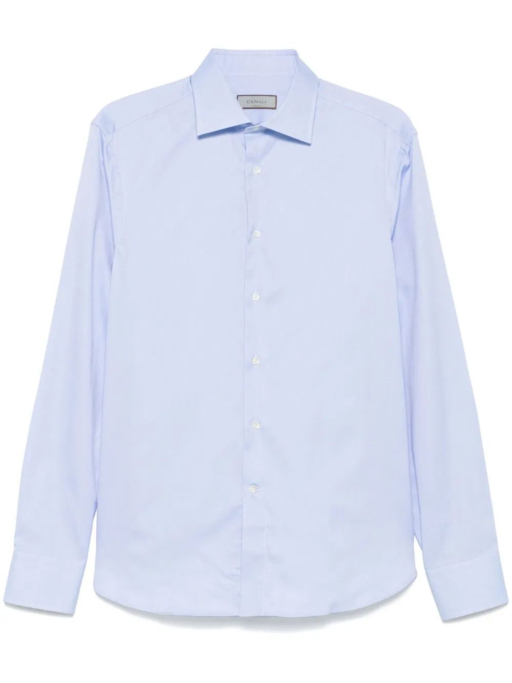 Canali Oxford overhemd Blauw