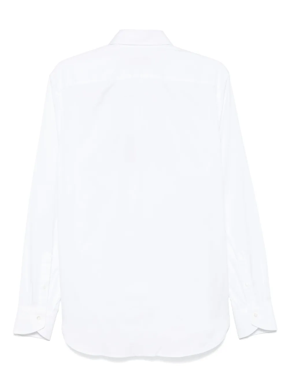 Canali Oxford overhemd Wit