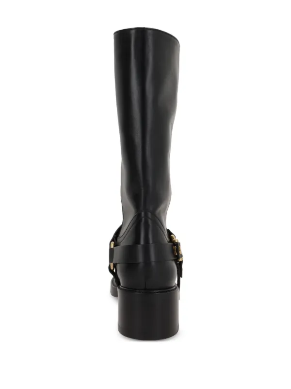 ミドルブーツ CHLOE Women Boots 384247 CHC23A706FI Black Chloé Dakota Leather Ankle Boots | Saks Fifth Avenue