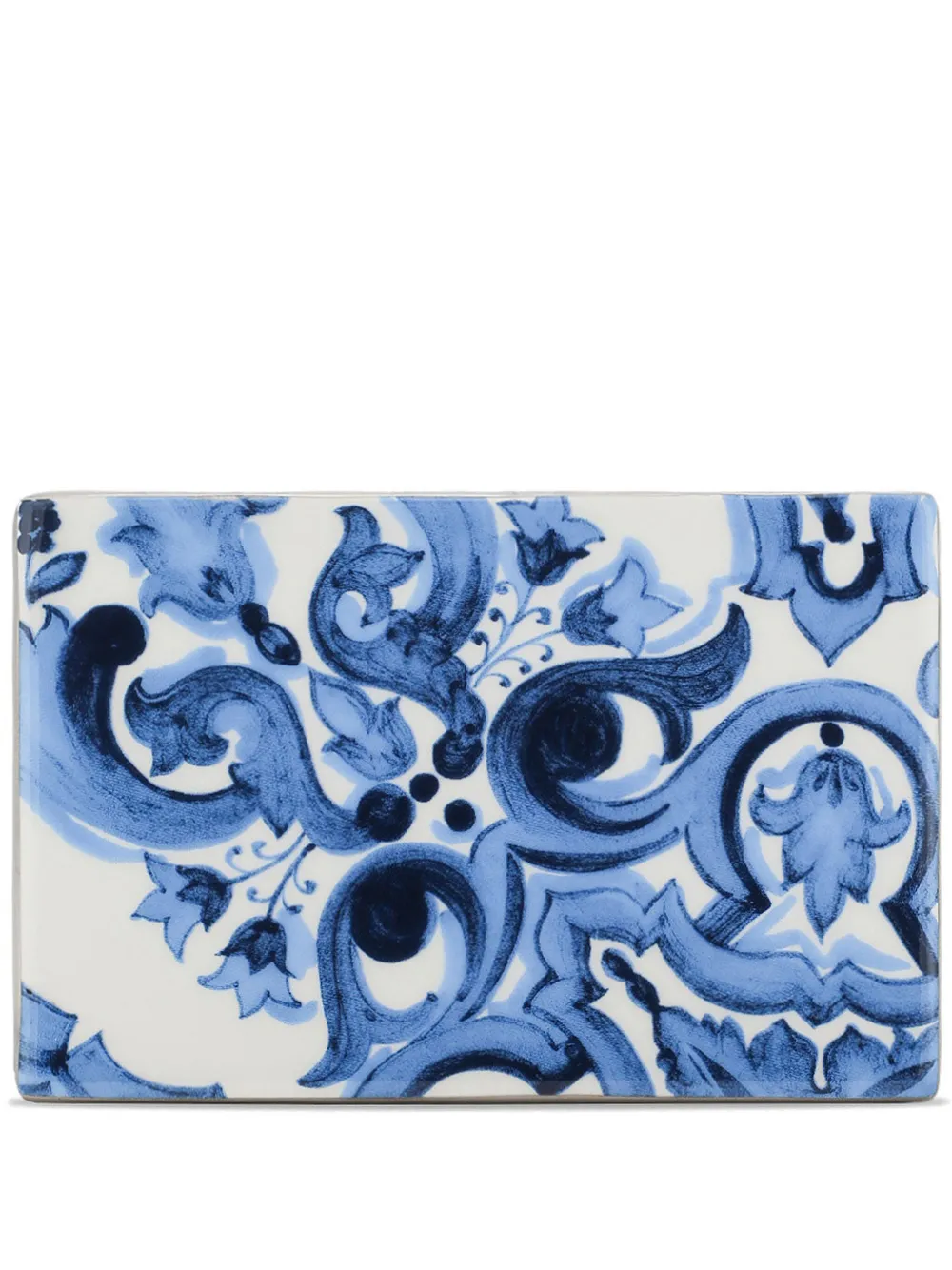 Dolce & Gabbana medium porcelain coaster | Blue | Image 1