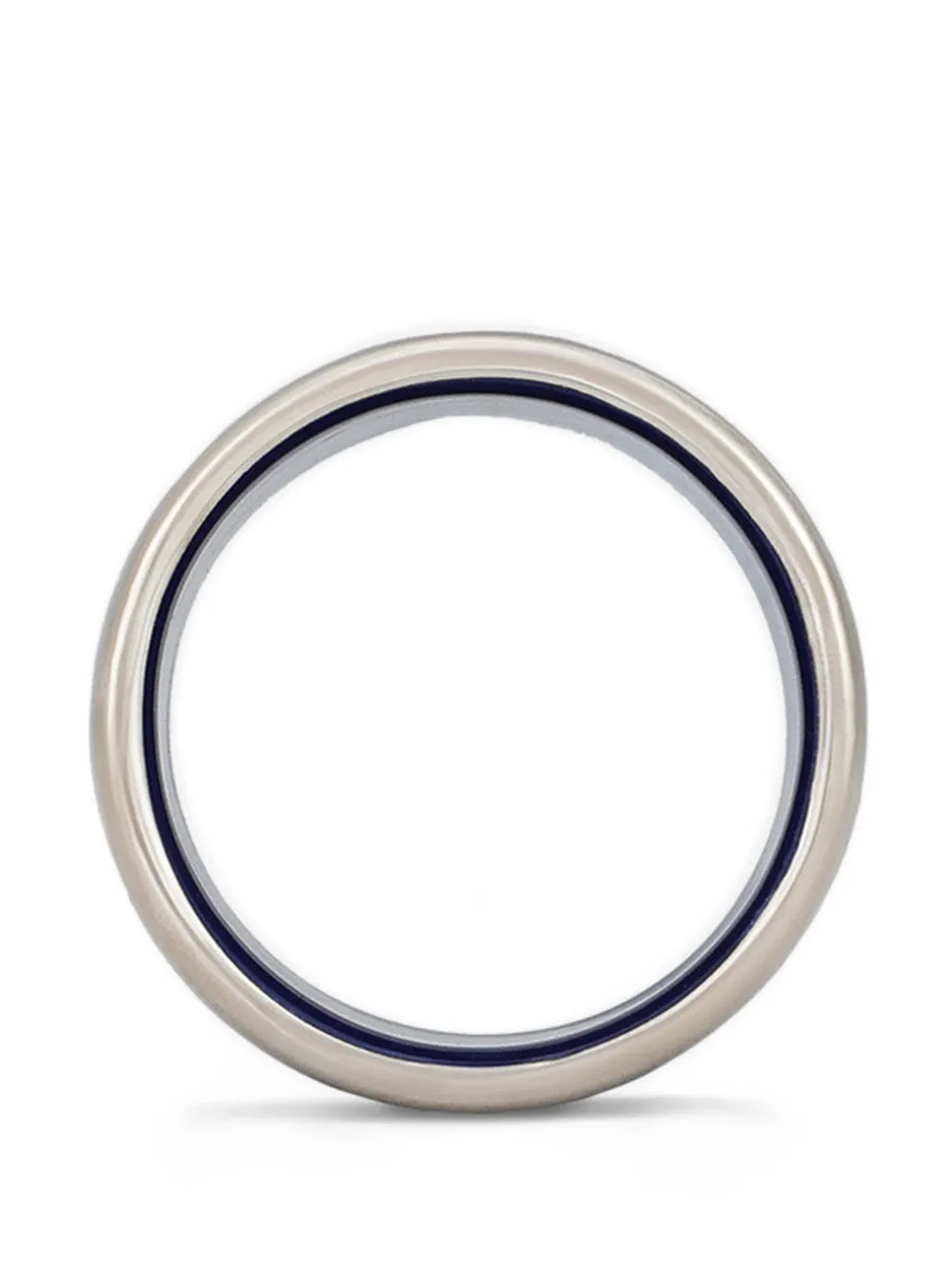 Dolce & Gabbana Large Porcelain Napkin Rings (set Of Two) In Blue