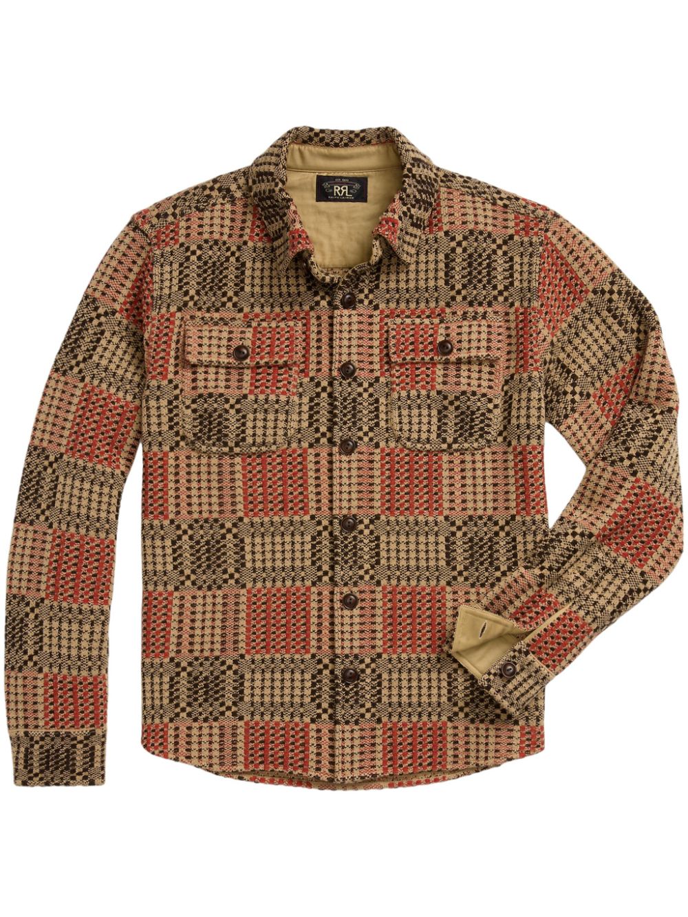 jacquard overshirt