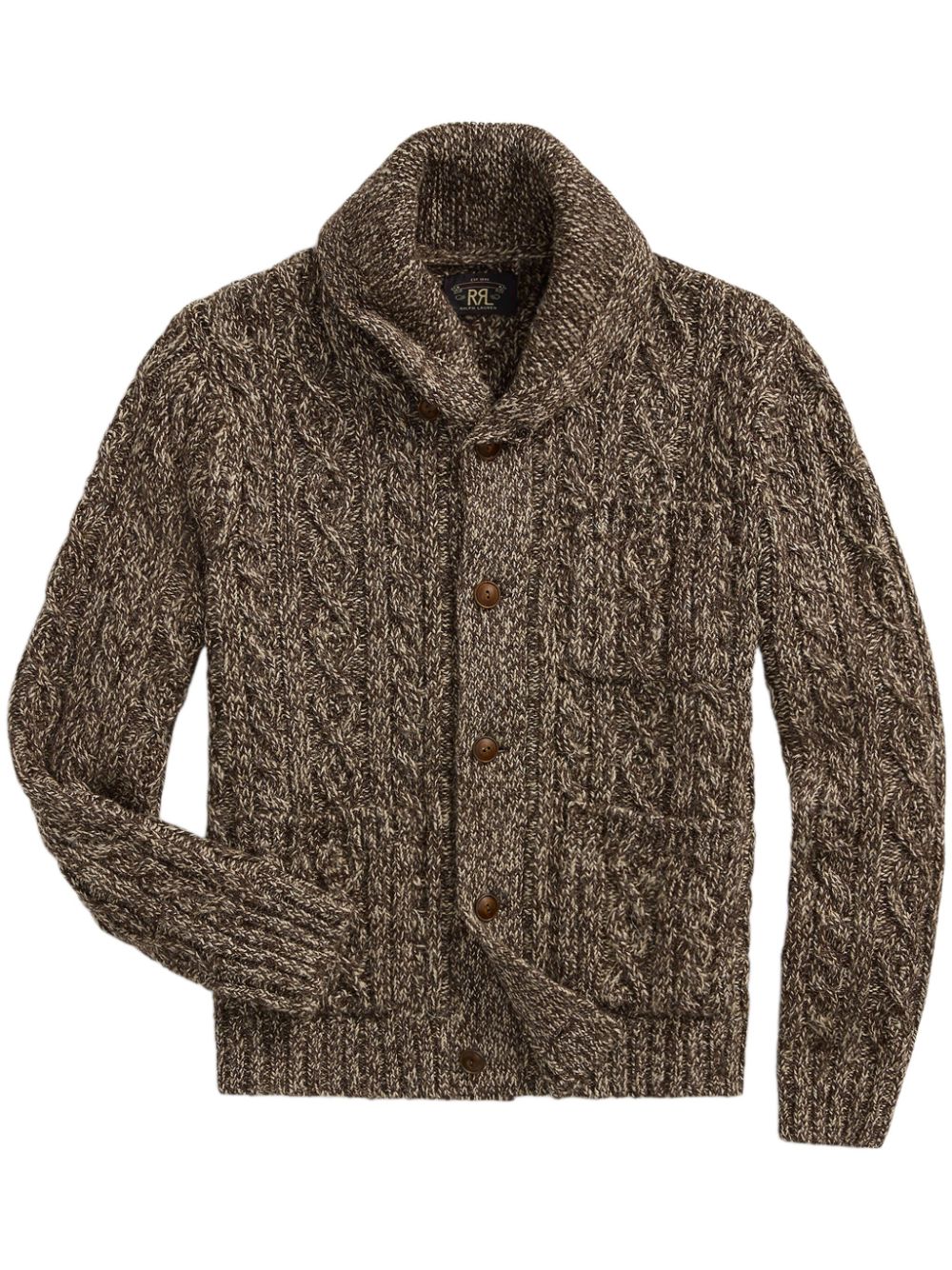 cable-knit cardigan