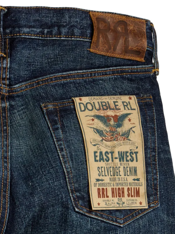 Ralph Lauren RRL High Slim Jeans | Blue | FARFETCH