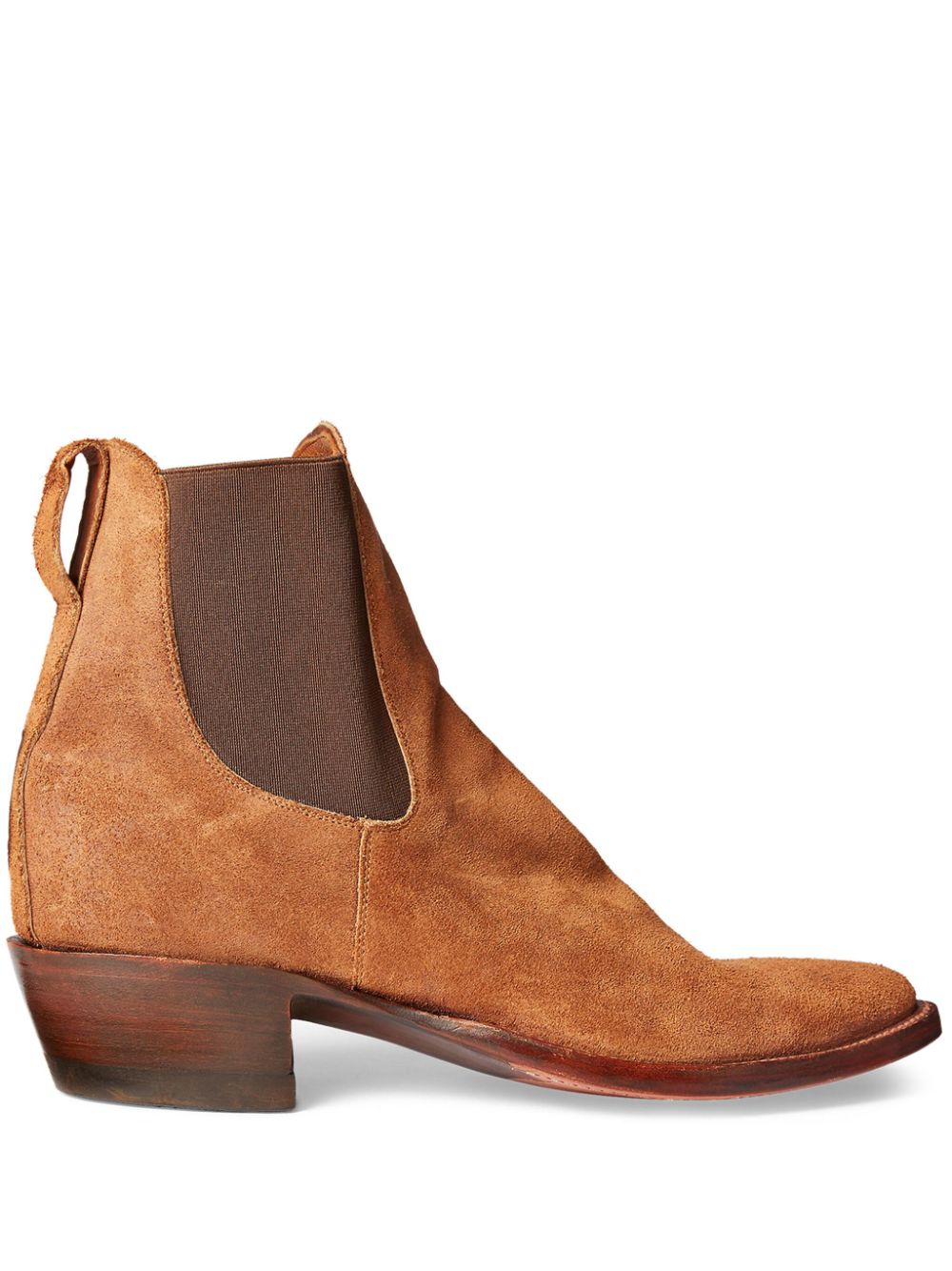 Ralph Lauren RRL suede chelsea boots Brown