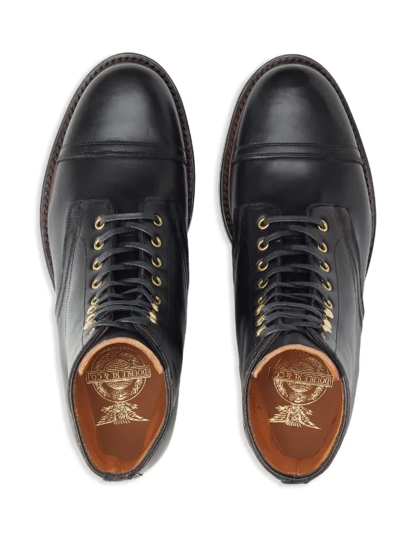Ralph Lauren RRL レザー ブーツ | ブラック | FARFETCH JP