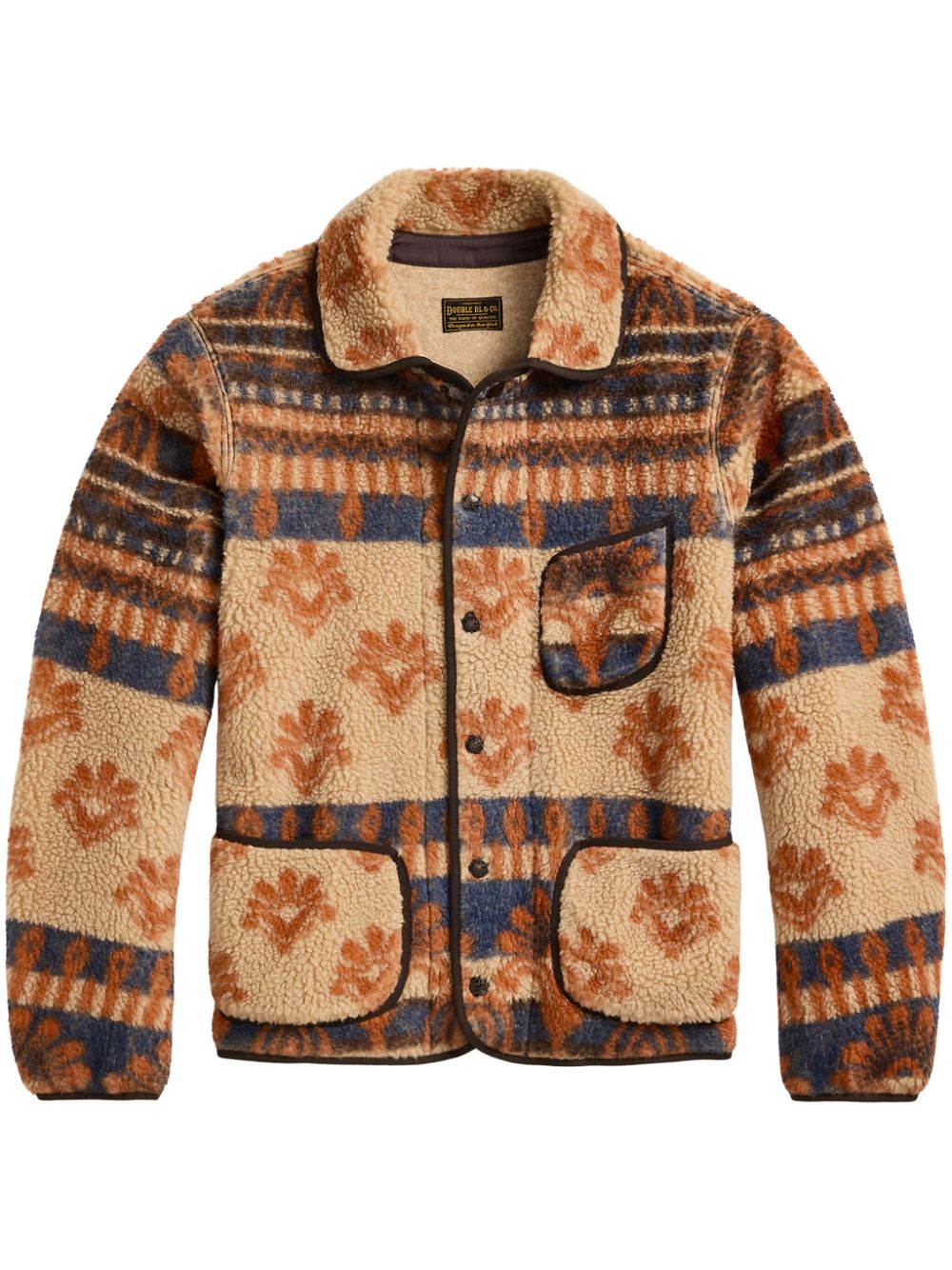 Ralph Lauren RRL pile fleece jacket - Neutrals