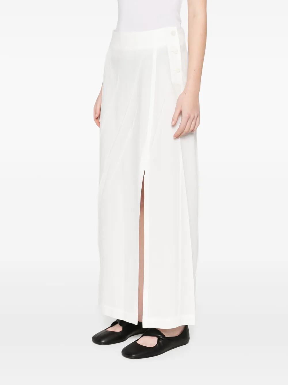 Issey Miyake Midi-rok Wit
