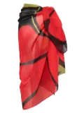 Cala de la Cruz Luana sarong - Red