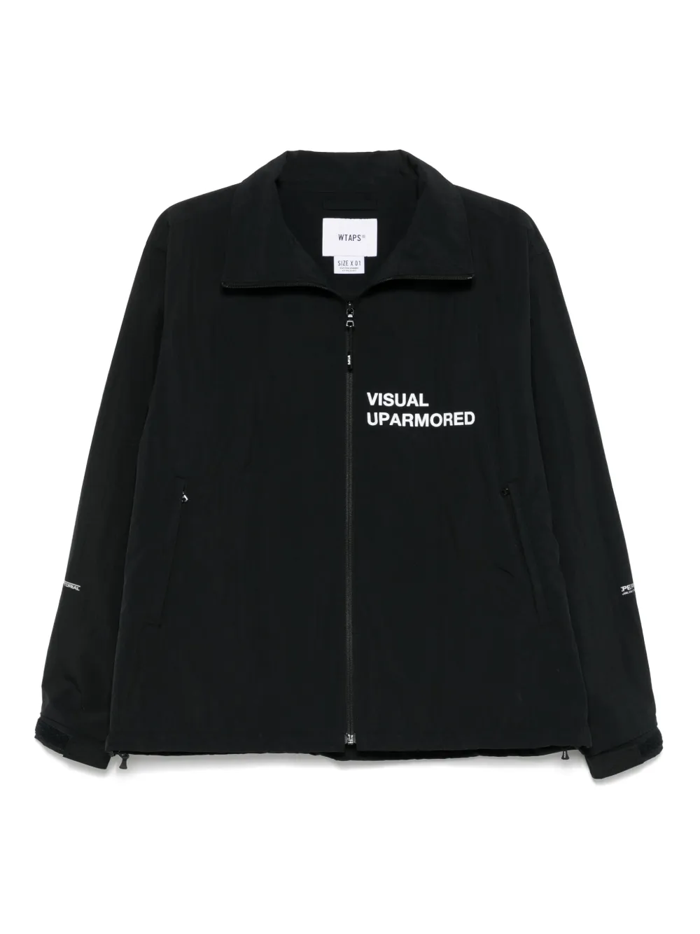 WTAPS Tussah Pertex track jacket | Black | Image 1