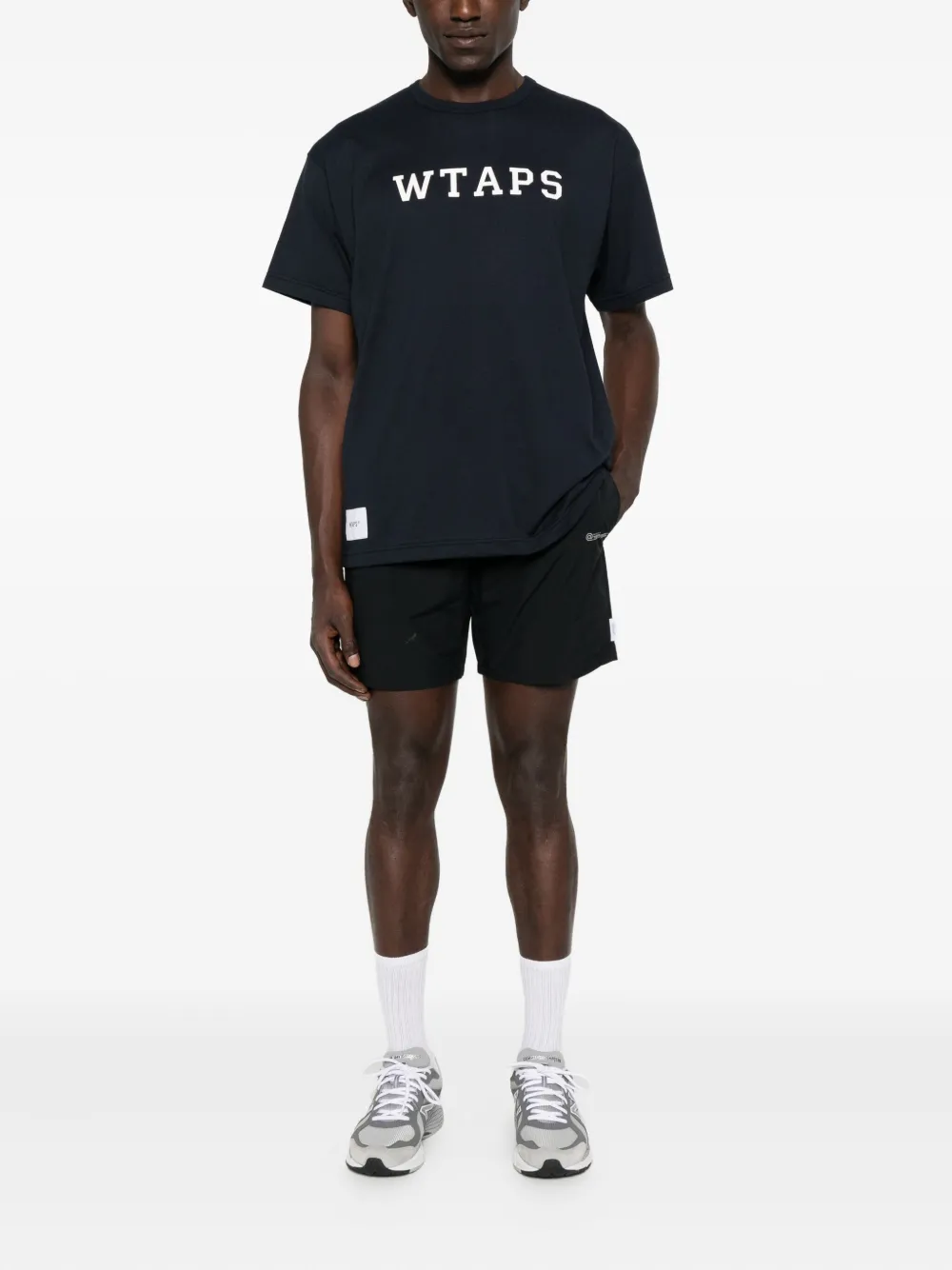 WTAPS Academy 01 T-shirt met logo - Blauw