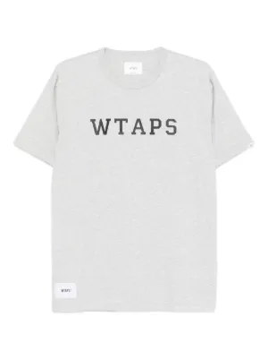 WTAPS Academy 01 Logo T-shirt | Blue | FARFETCH CA