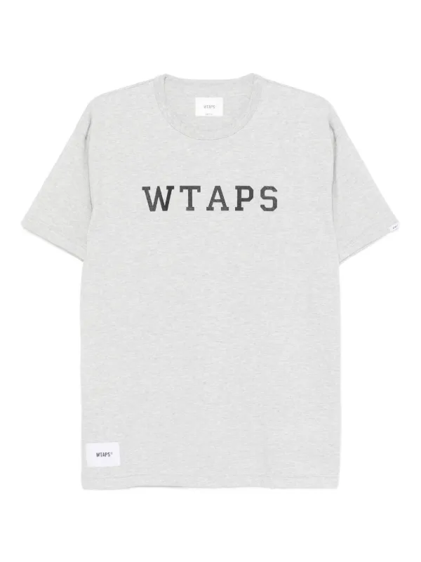 WTAPS ロゴ Tシャツ | グレー | FARFETCH JP