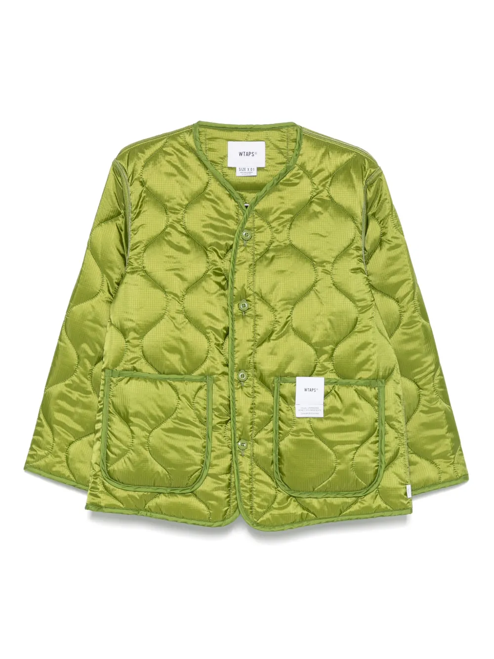 WTAPS quilted jacket | Green | Image 1
