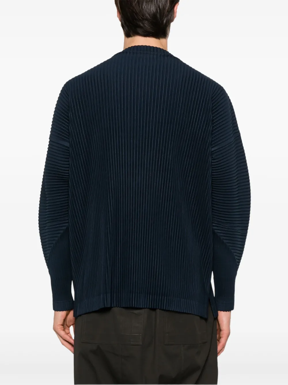 Homme Plissé Issey Miyake MC November T-shirt Blauw