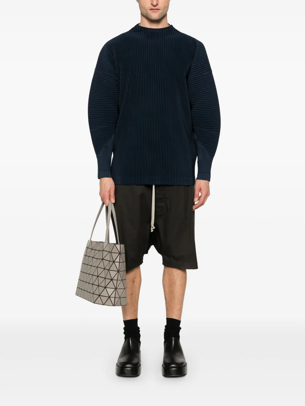 Homme Plissé Issey Miyake MC November T-shirt - Blauw