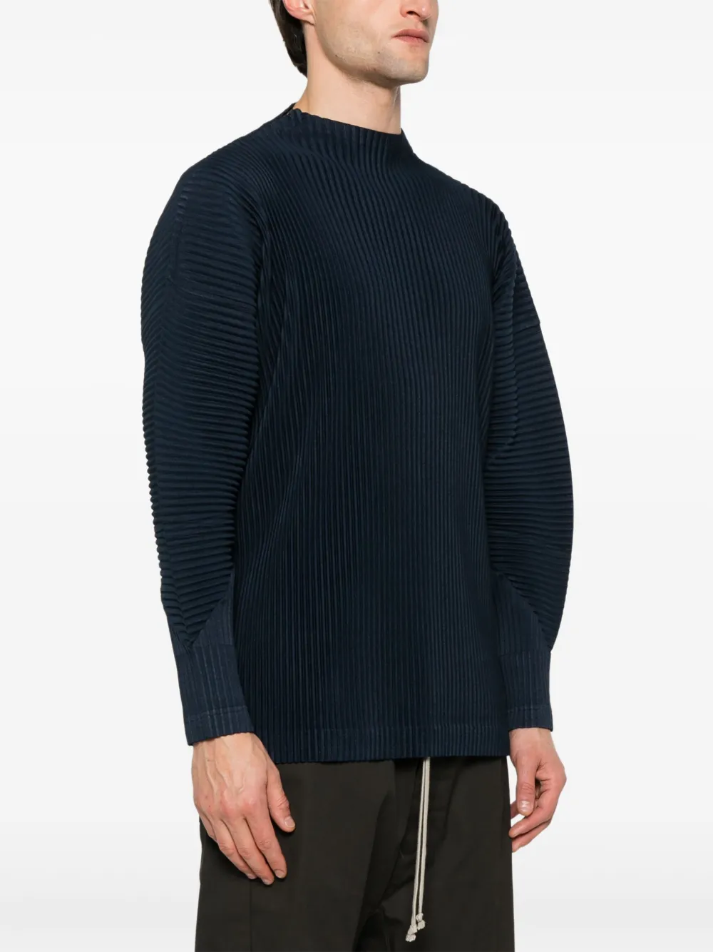 Homme Plissé Issey Miyake MC November T-shirt Blauw