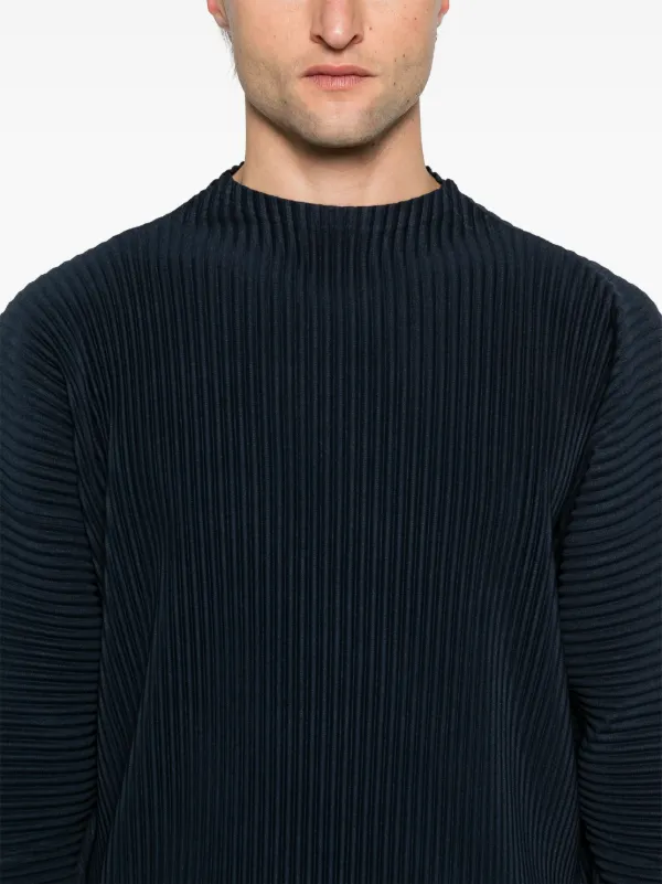 HOMME PLISSE ISSEY MIYAKE 長袖Tシャツ ブルー MC JANUARY Top Sky Blue – ISSEY MIYAKE EU