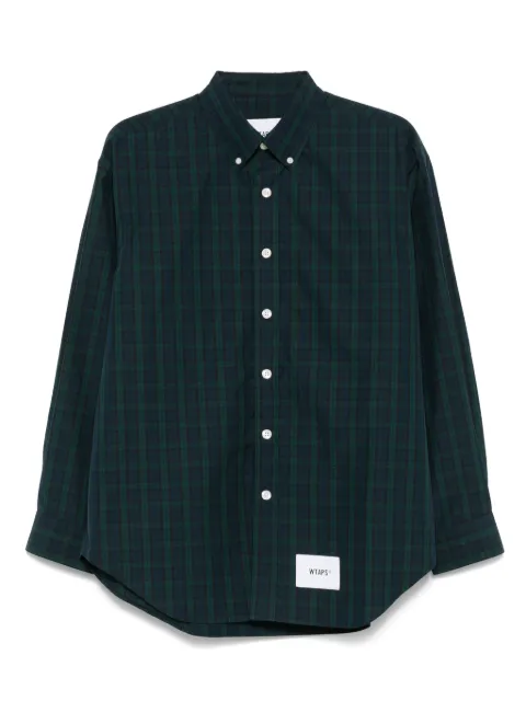 WTAPS plaid-check shirt