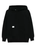 WTAPS logo-print hoodie - Black